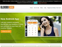 Tablet Screenshot of gloobovoip.com